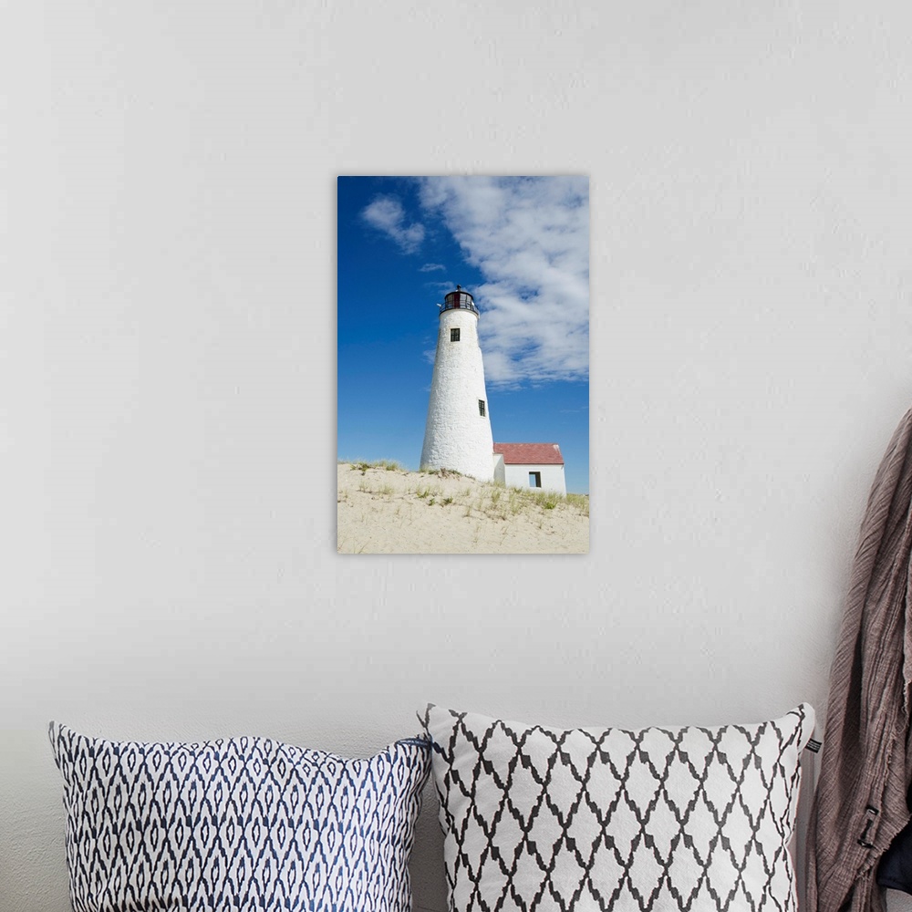 A bohemian room featuring Great Point Lighthouse, Nantucket Island, Massachusetts USA
