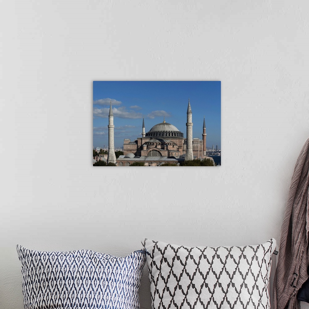A bohemian room featuring Hagia Sophia is a former Orthodox patriarchal basilica, later a mosque, and now a museum in Istan...
