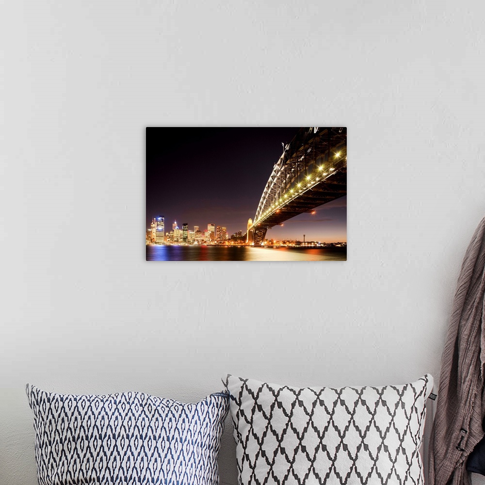 A bohemian room featuring Harbour Bridge, Sydney, Australia