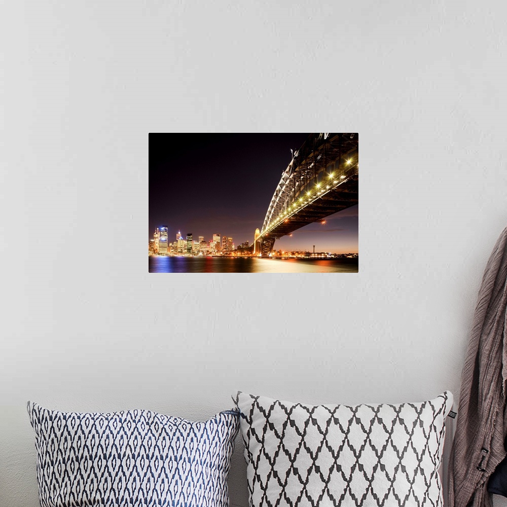 A bohemian room featuring Harbour Bridge, Sydney, Australia