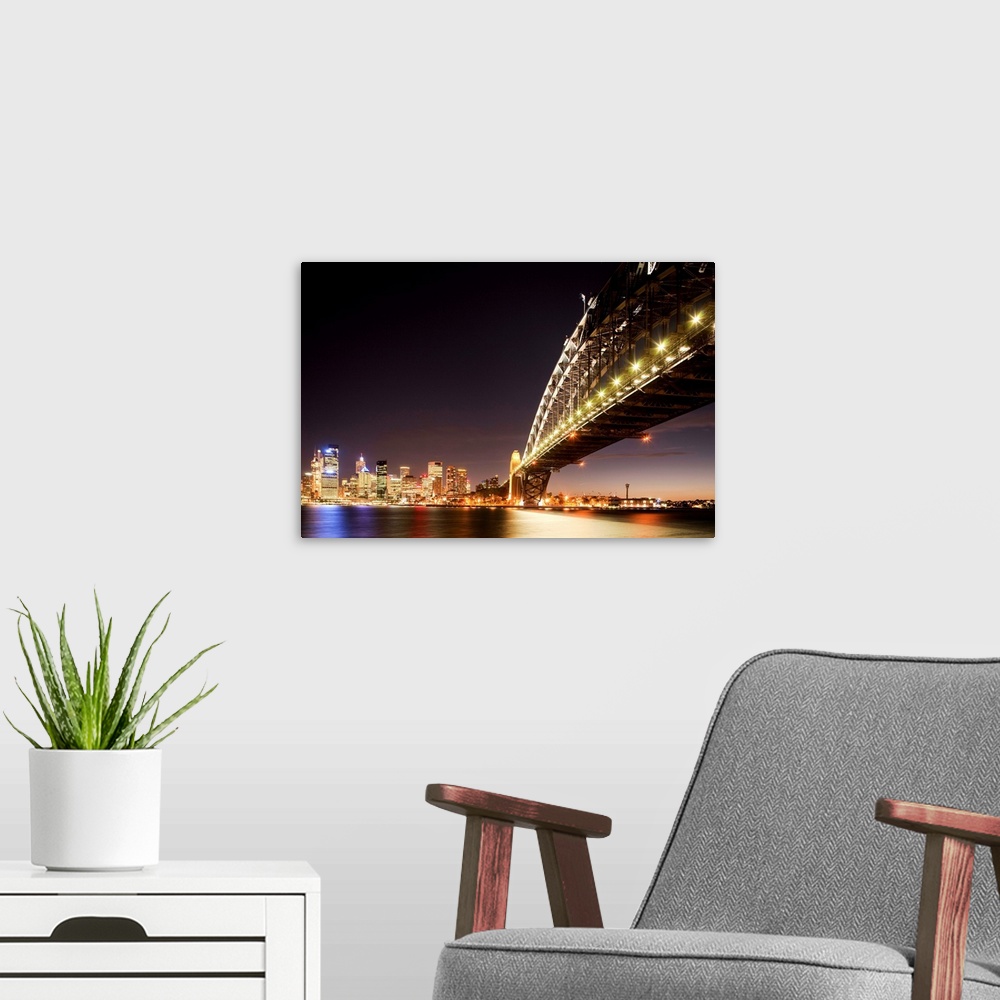 A modern room featuring Harbour Bridge, Sydney, Australia