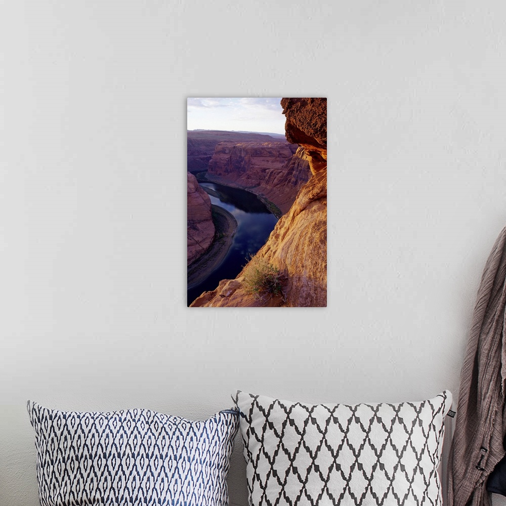 A bohemian room featuring High Angle View Of Horseshoe Bend, Colorado River, Arizona