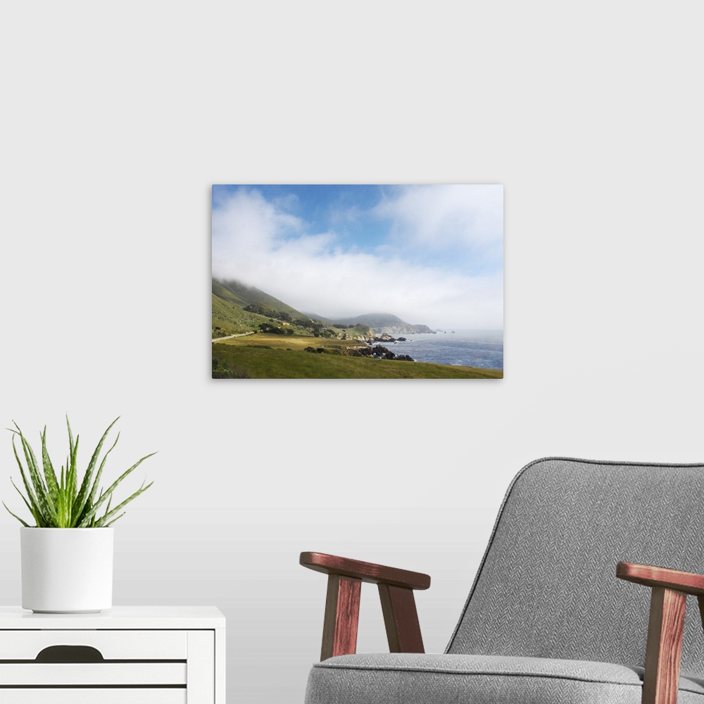 A modern room featuring Summer california road trip on highway 1 along Big Sur between Monterey and San Luis Obispo with ...