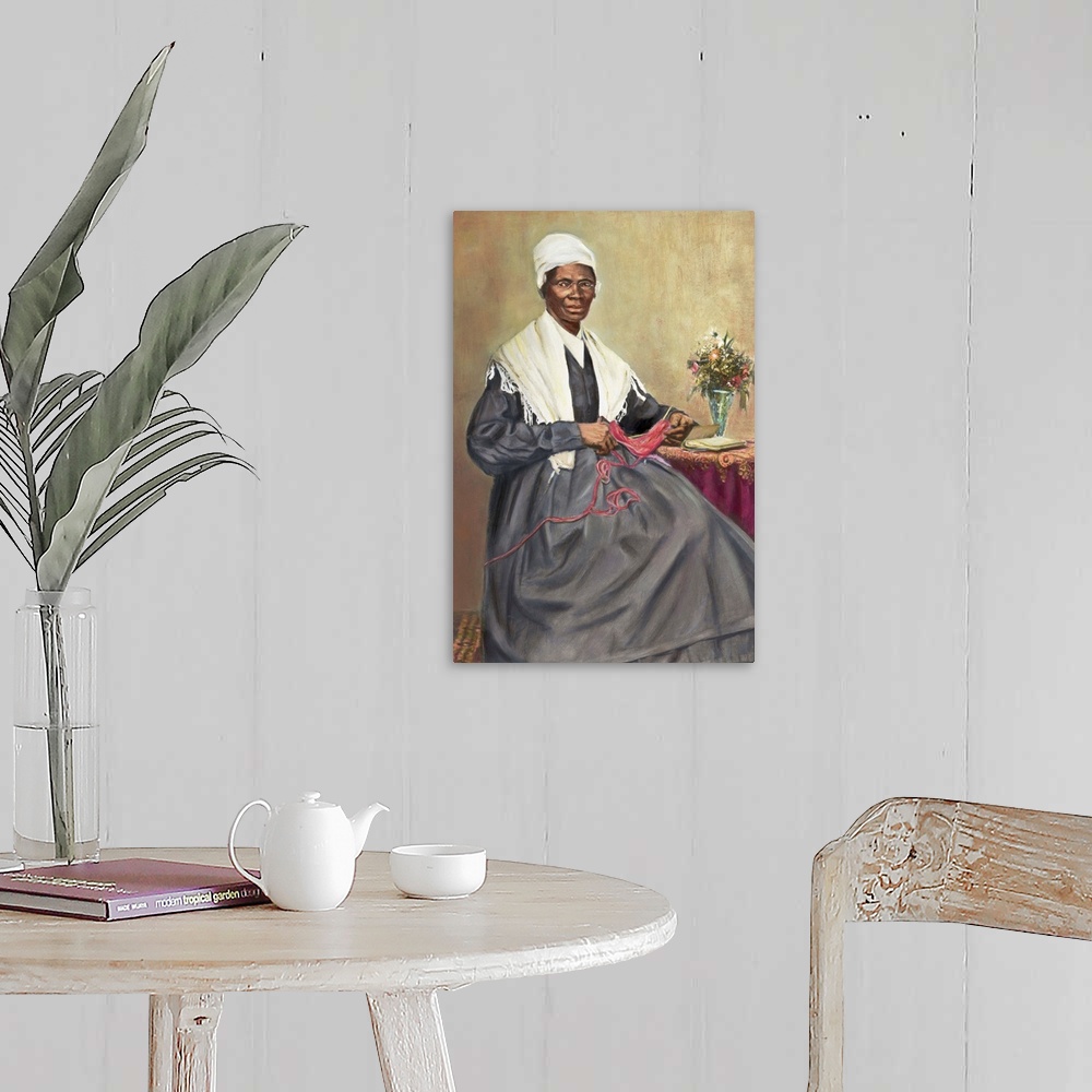 A farmhouse room featuring Illustration Of Sojourner Truth After A Photograph