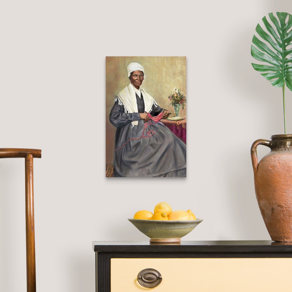 A traditional room featuring Illustration Of Sojourner Truth After A Photograph