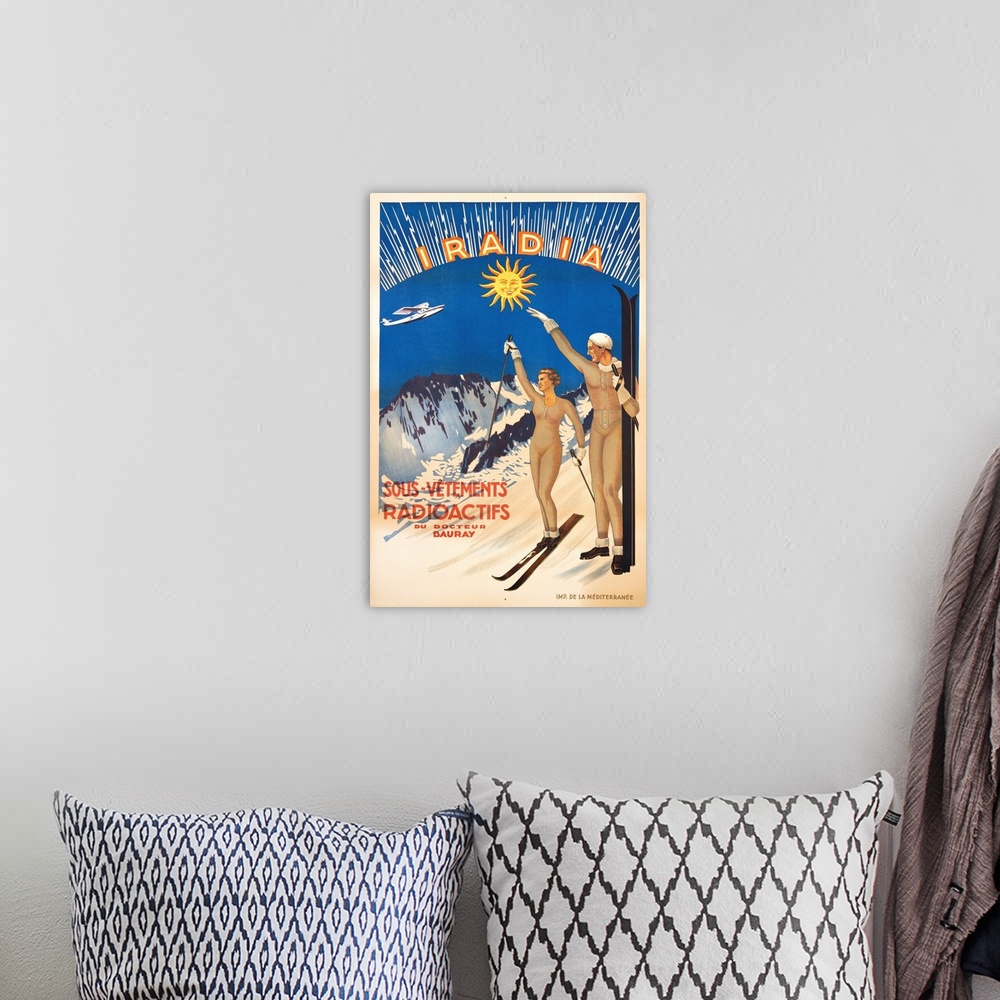 A bohemian room featuring Iradia Poster