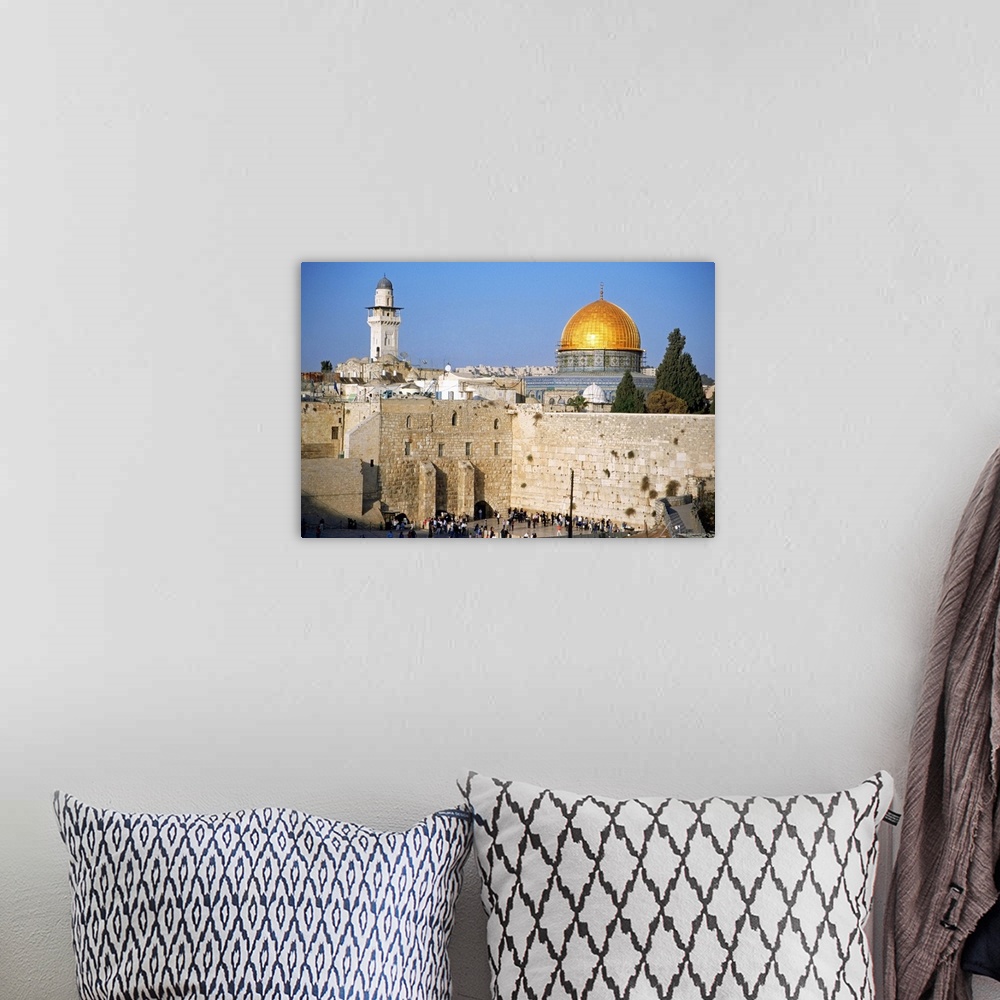 A bohemian room featuring Israel, Jerusalem, Western Wall and The Dome of The Rock