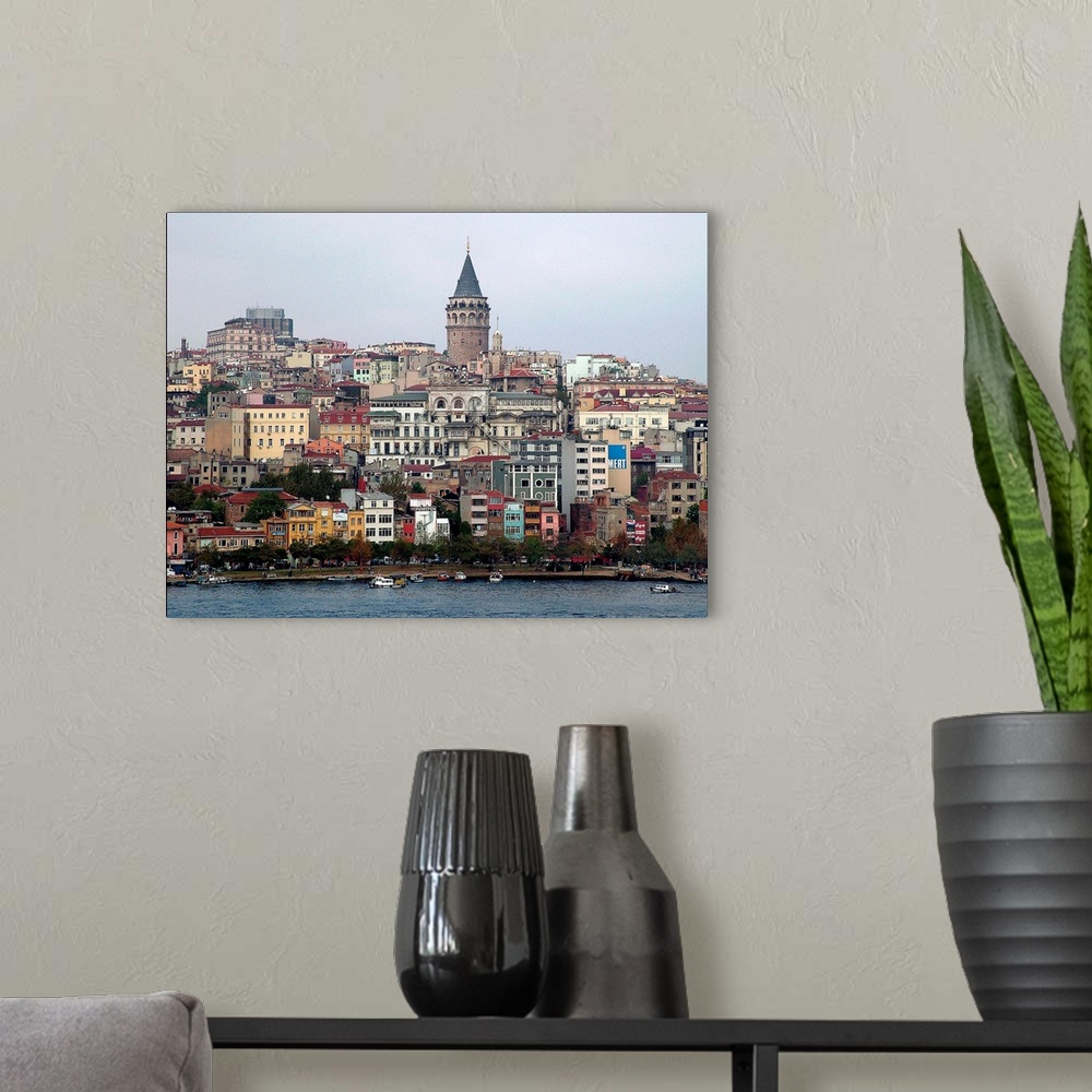 A modern room featuring Galata Tower at Pera, Istanbul