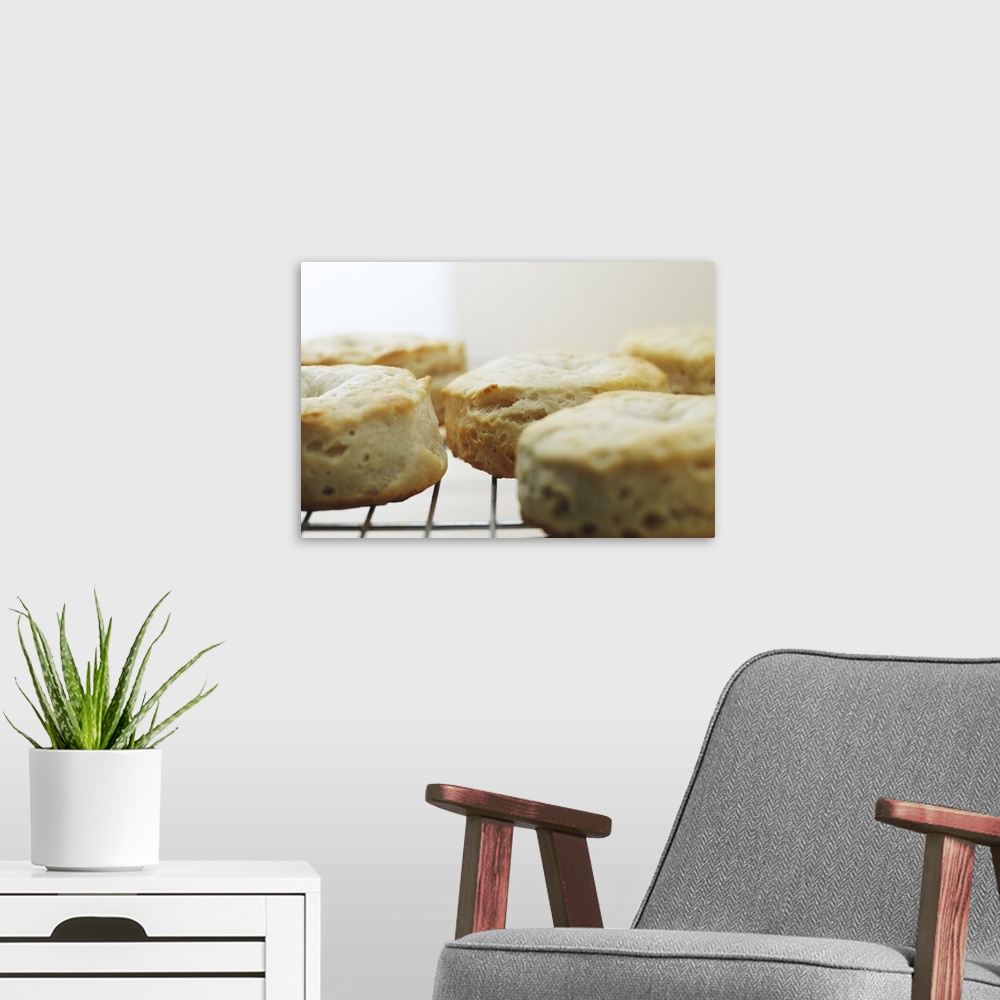 A modern room featuring Food, Food And Drink, Biscuits, Butter, Bread, Baking Sheet, Hot, Buttermilk, Southern,