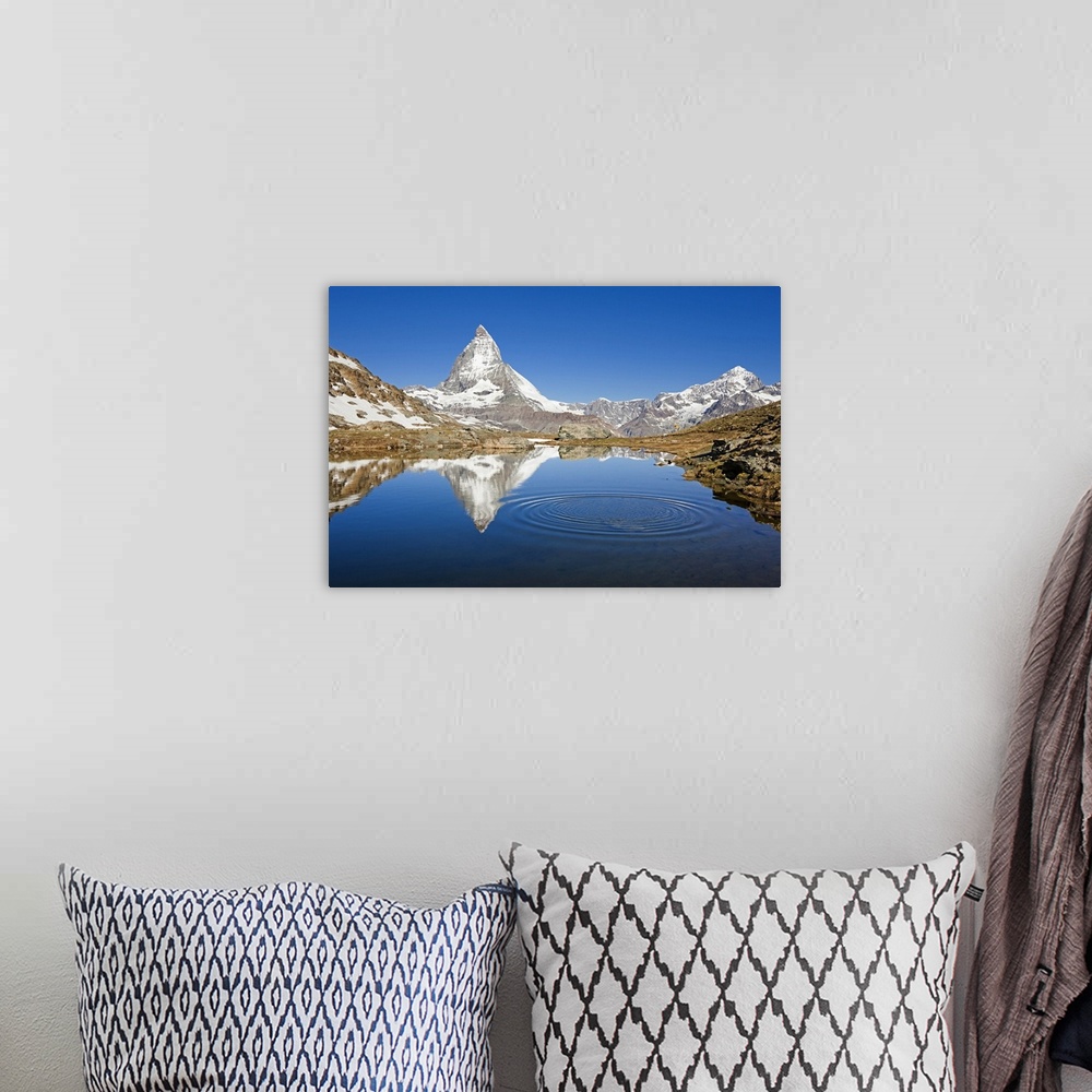 A bohemian room featuring Lake near Zermatt, Switzerland