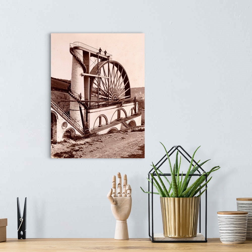 A bohemian room featuring Laxey Wheel (1854) Isle of Man. The World's Largest Working Waterwheel