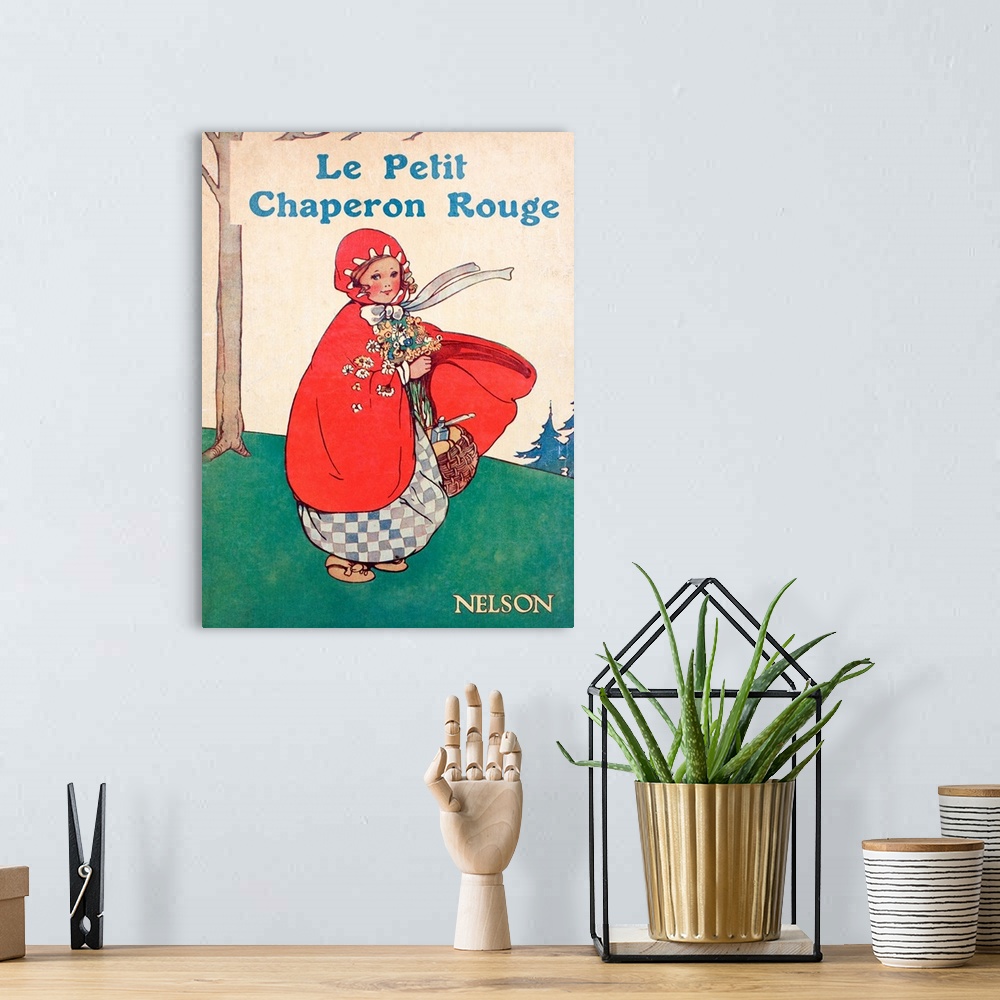 A bohemian room featuring Le Petit Chpaeron Rouge. Cover of childrens' book illustrated by Mabel Lucie Attwell.