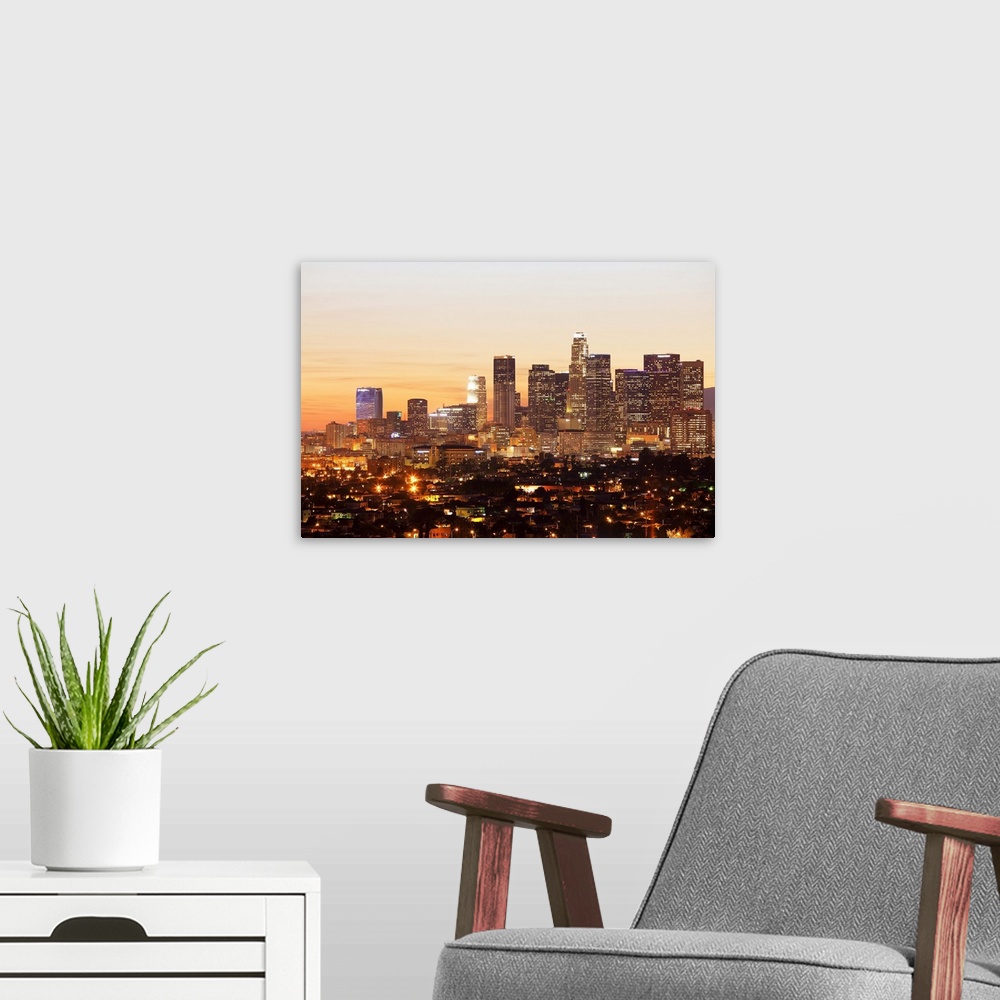 A modern room featuring Los Angeles