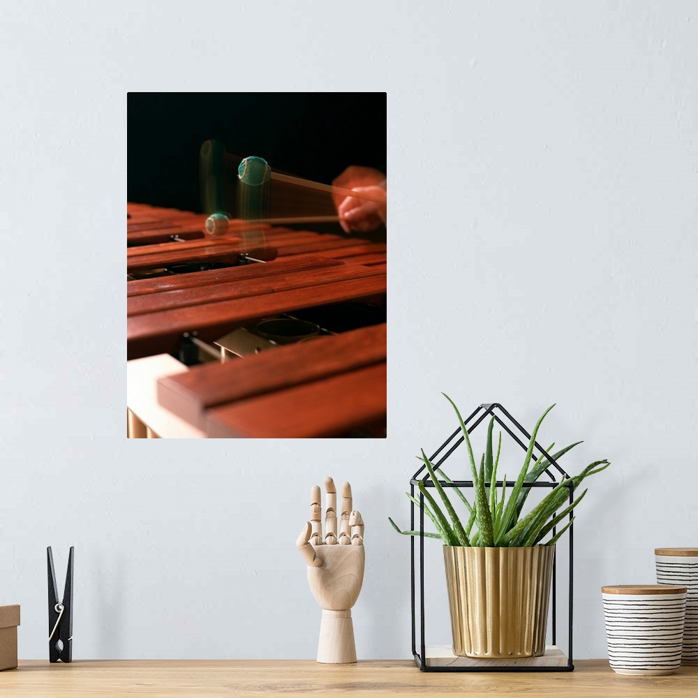 A bohemian room featuring Marimba Performance
