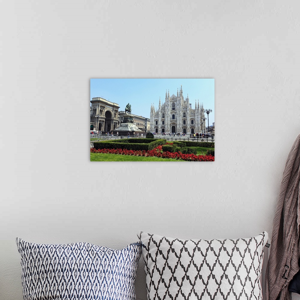 A bohemian room featuring Milan Cathedral, Milan, Lombardy, Italy