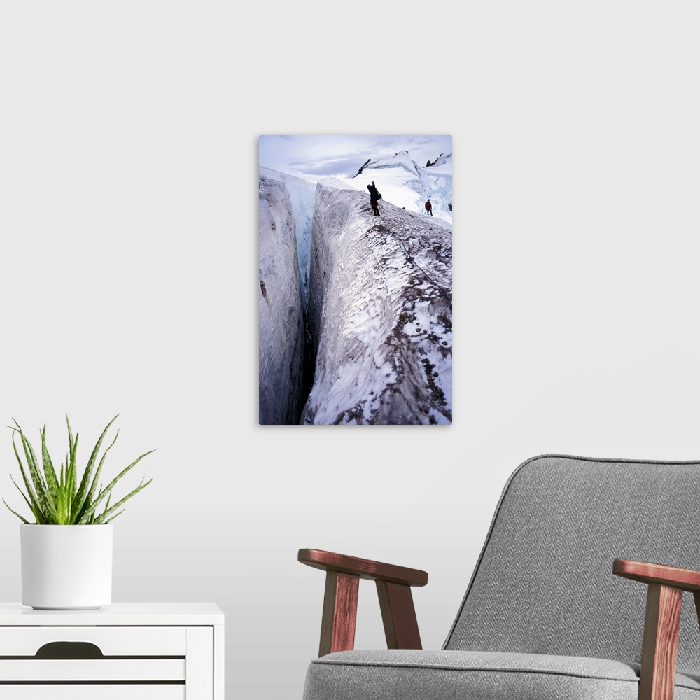 A modern room featuring Mountaineering