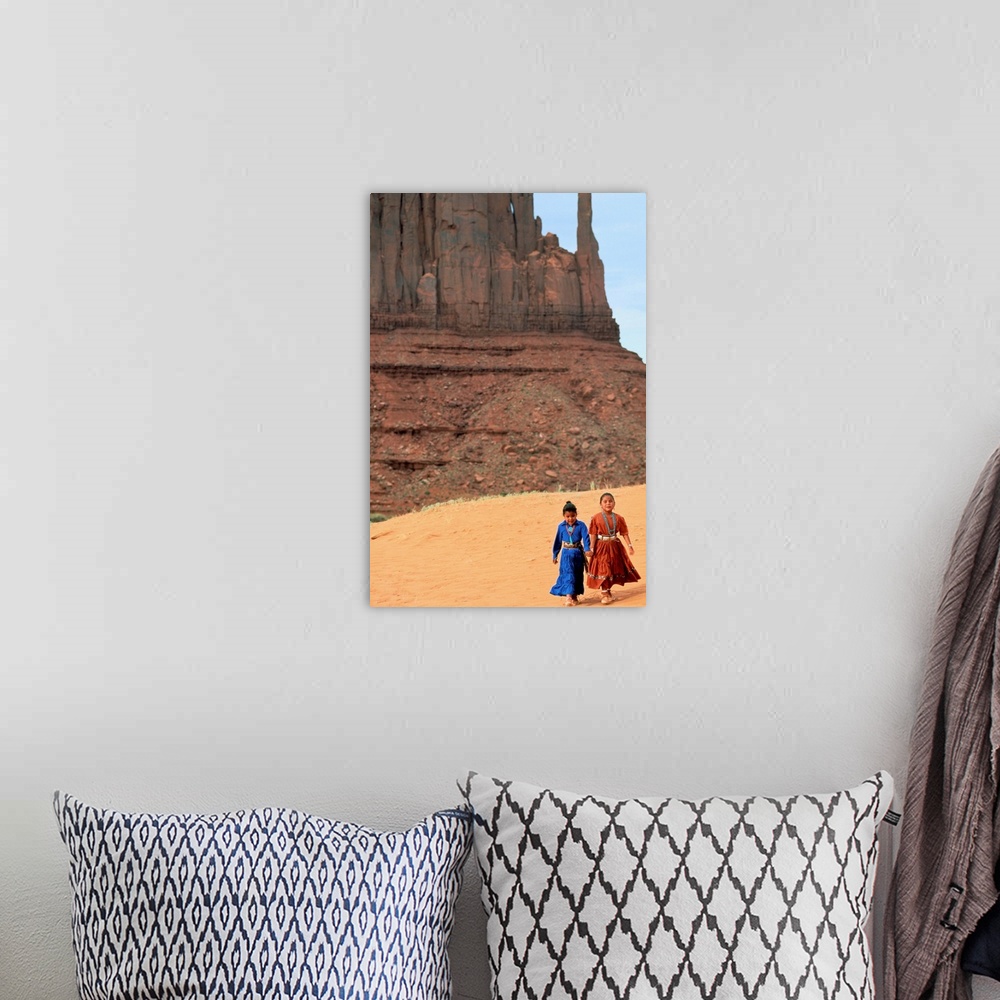 A bohemian room featuring Navajo Reservation Land