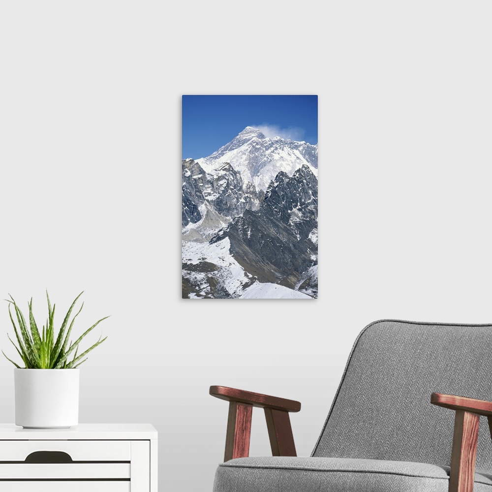 A modern room featuring Nepal, Himalayas, view of Mt Everest from Gokyo Peak