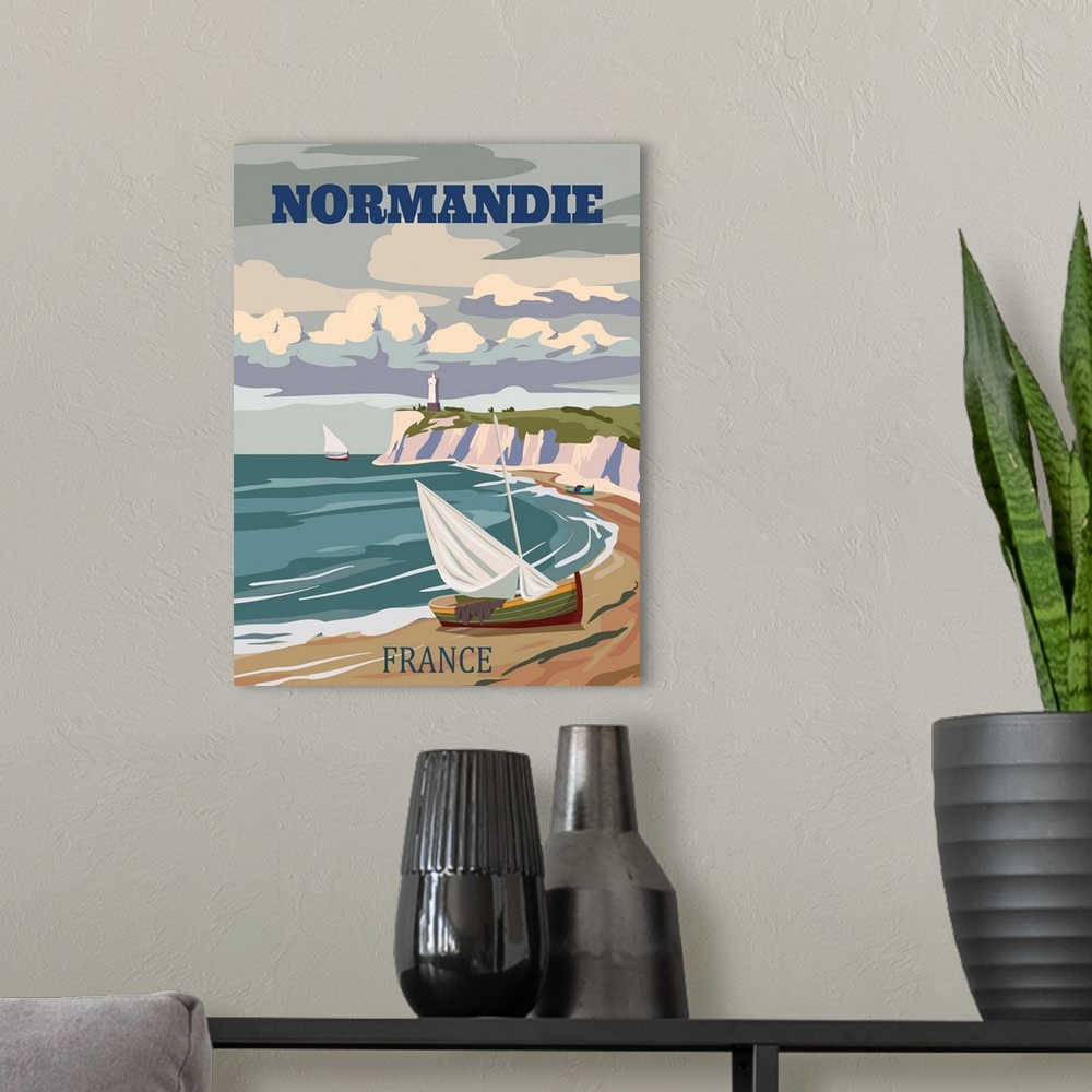 A modern room featuring Normandie