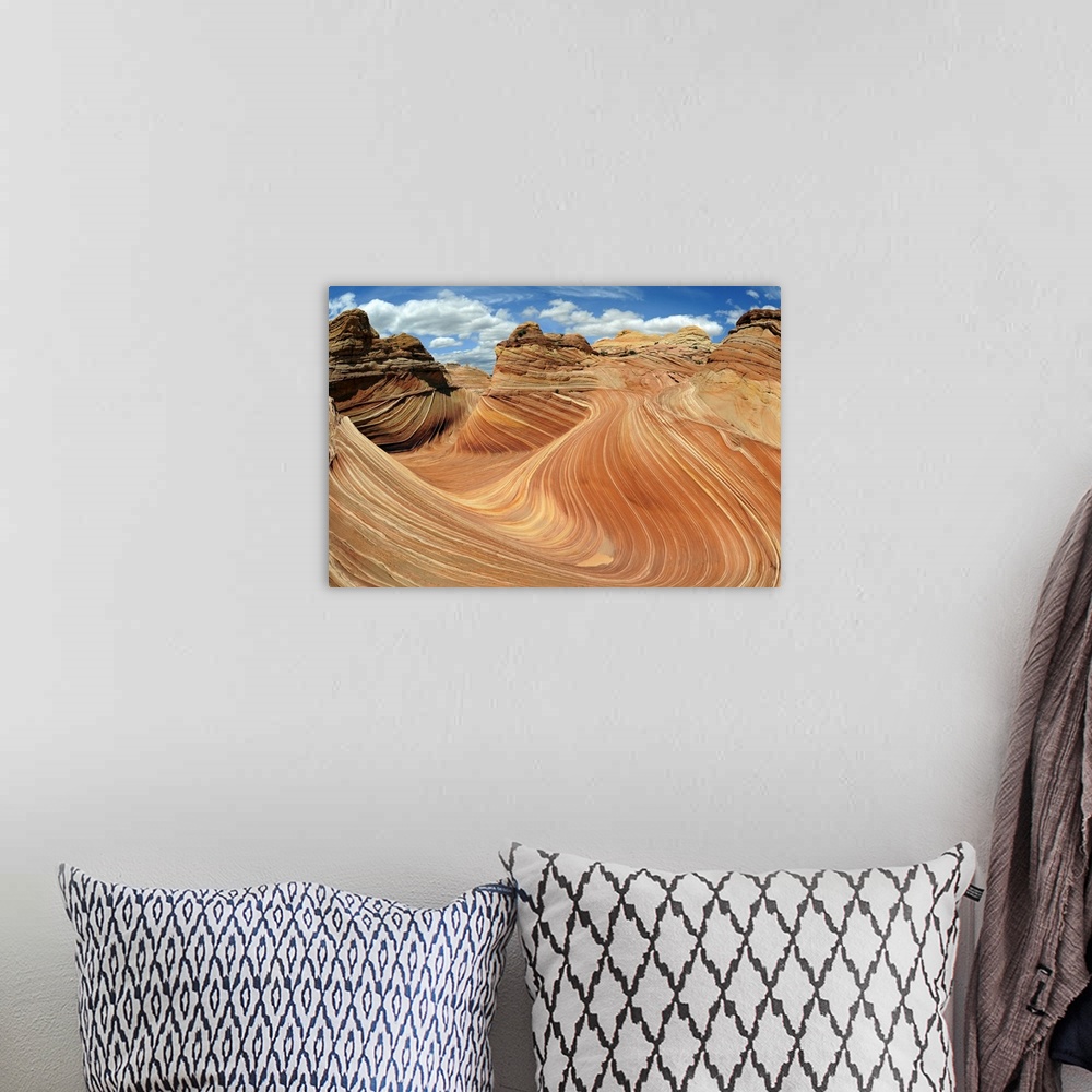 A bohemian room featuring North Coyote Buttes.