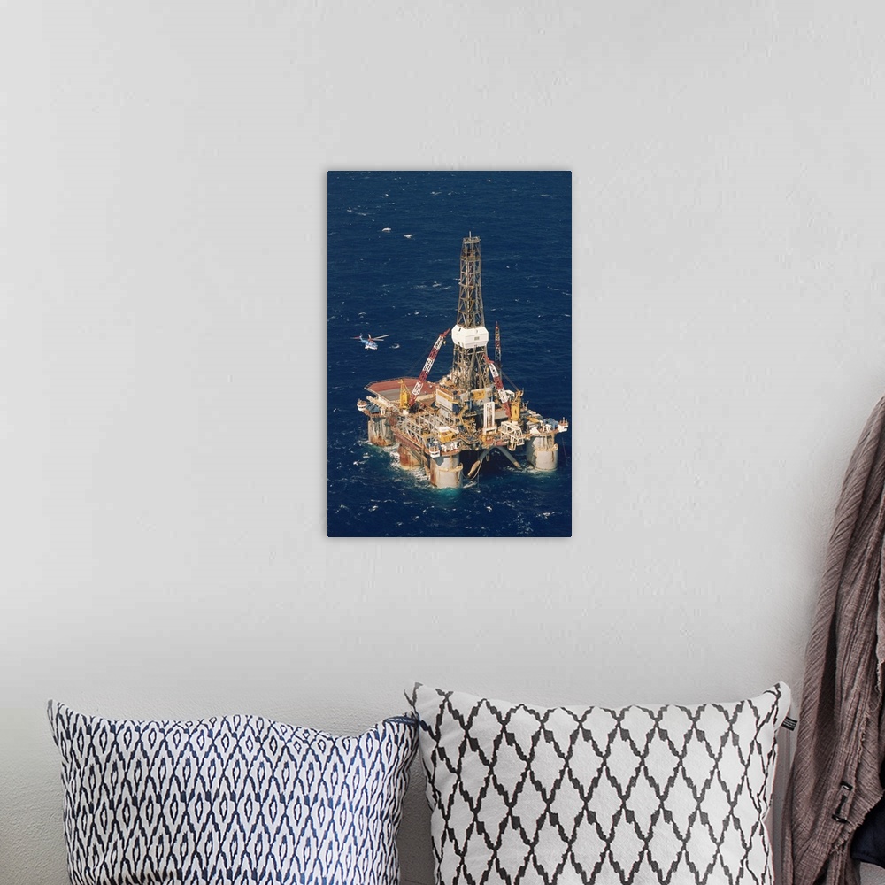 A bohemian room featuring Offshore Oil Rig