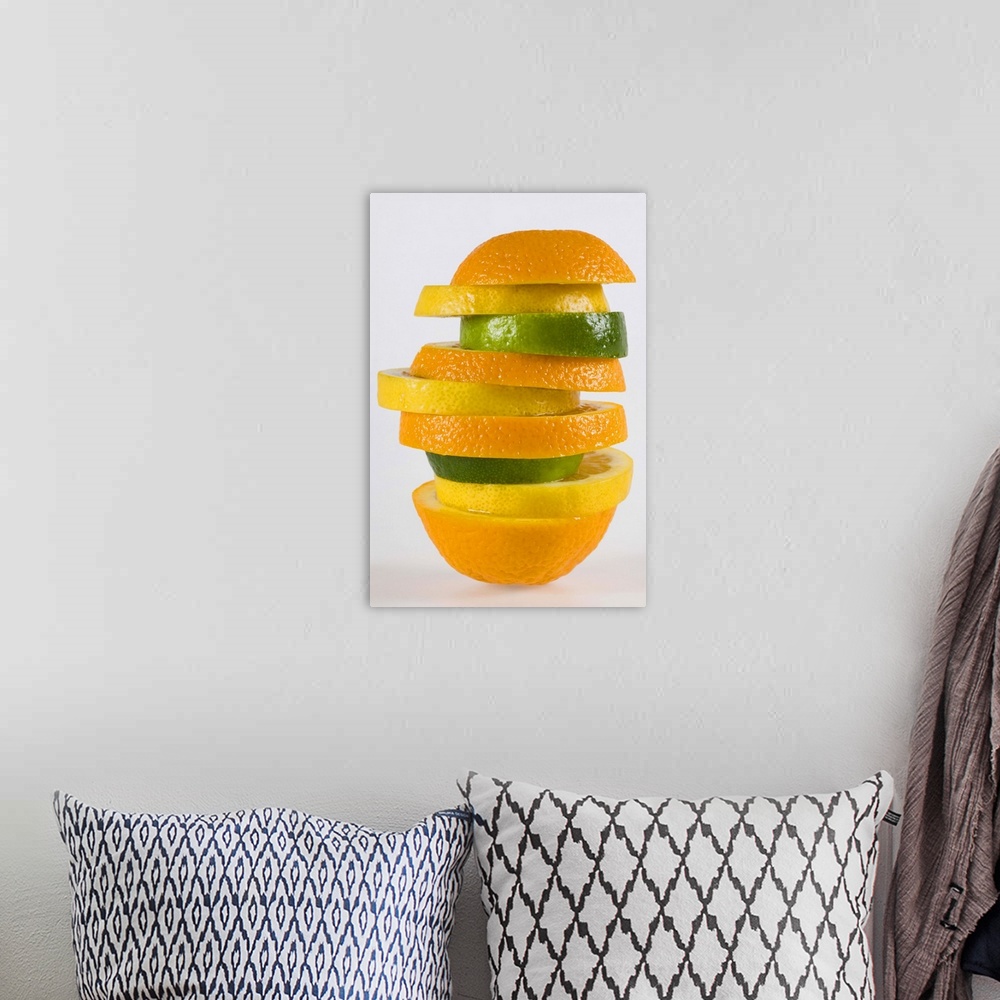 A bohemian room featuring Orange, lemon, and lime