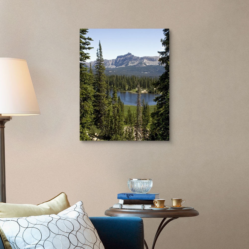 A traditional room featuring Overlooking Moosehorn Lake in Uinta Mountains, Utah.