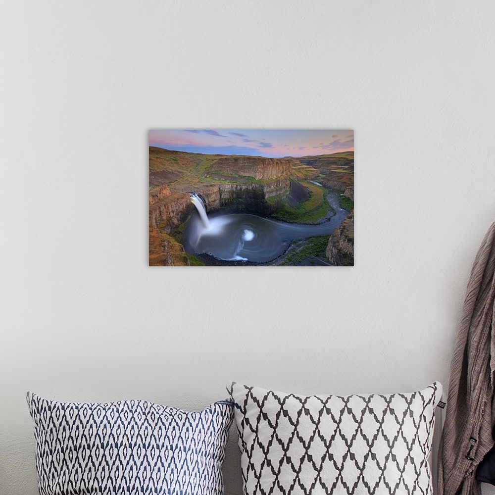A bohemian room featuring Palouse Falls Sunset, Washington State
