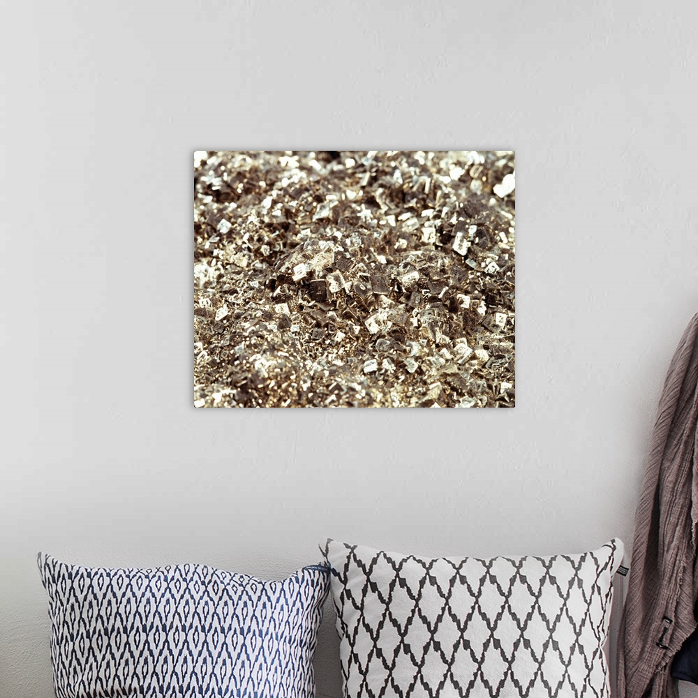 A bohemian room featuring Photography of iron pyrite, Stone material, Close Up