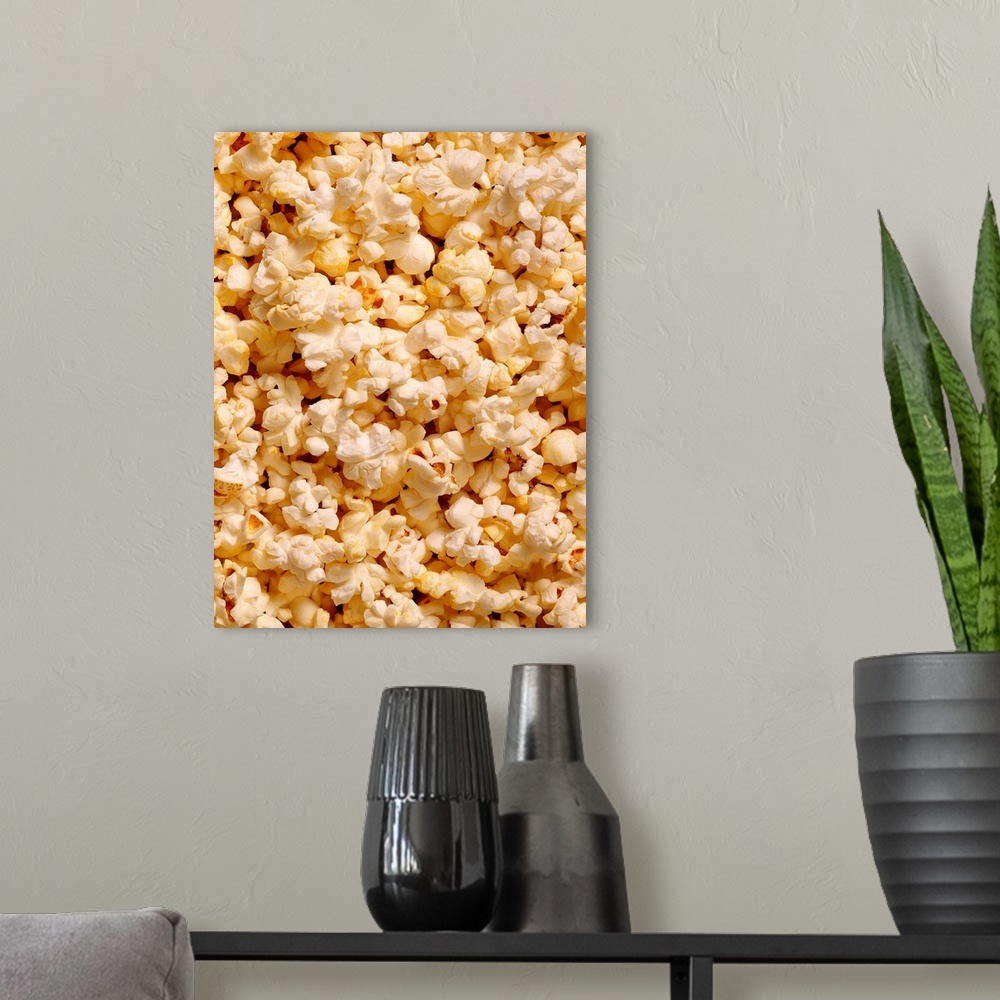 A modern room featuring Popcorn