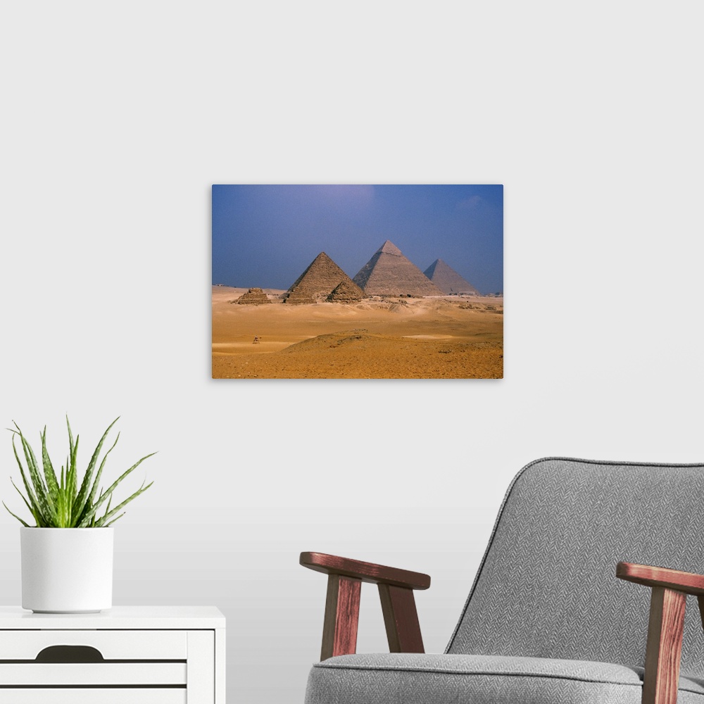 A modern room featuring Pyramids, Giza, Egypt