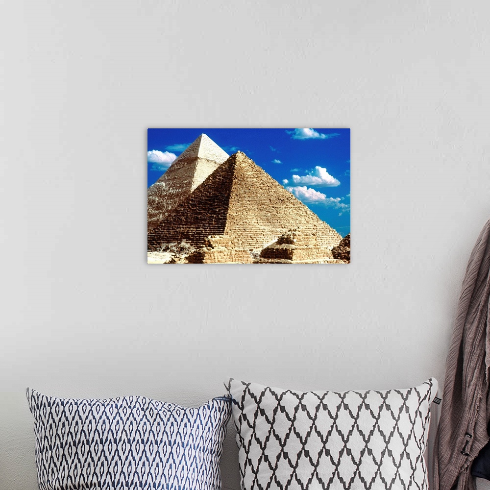A bohemian room featuring Pyramids Of Giza