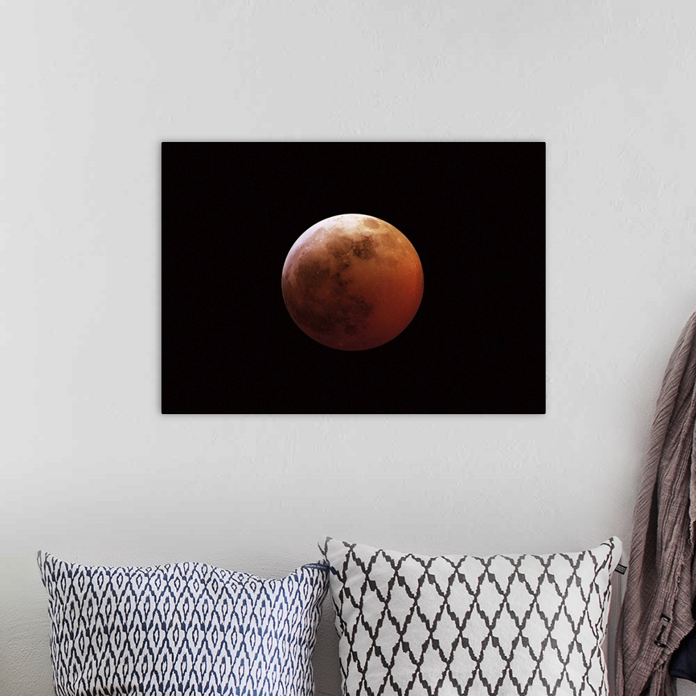 A bohemian room featuring Red Eclipse moon.