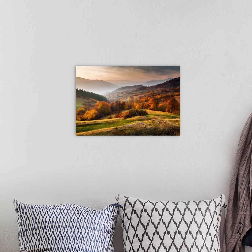 A bohemian room featuring Rhodope Mountains In Autumn
