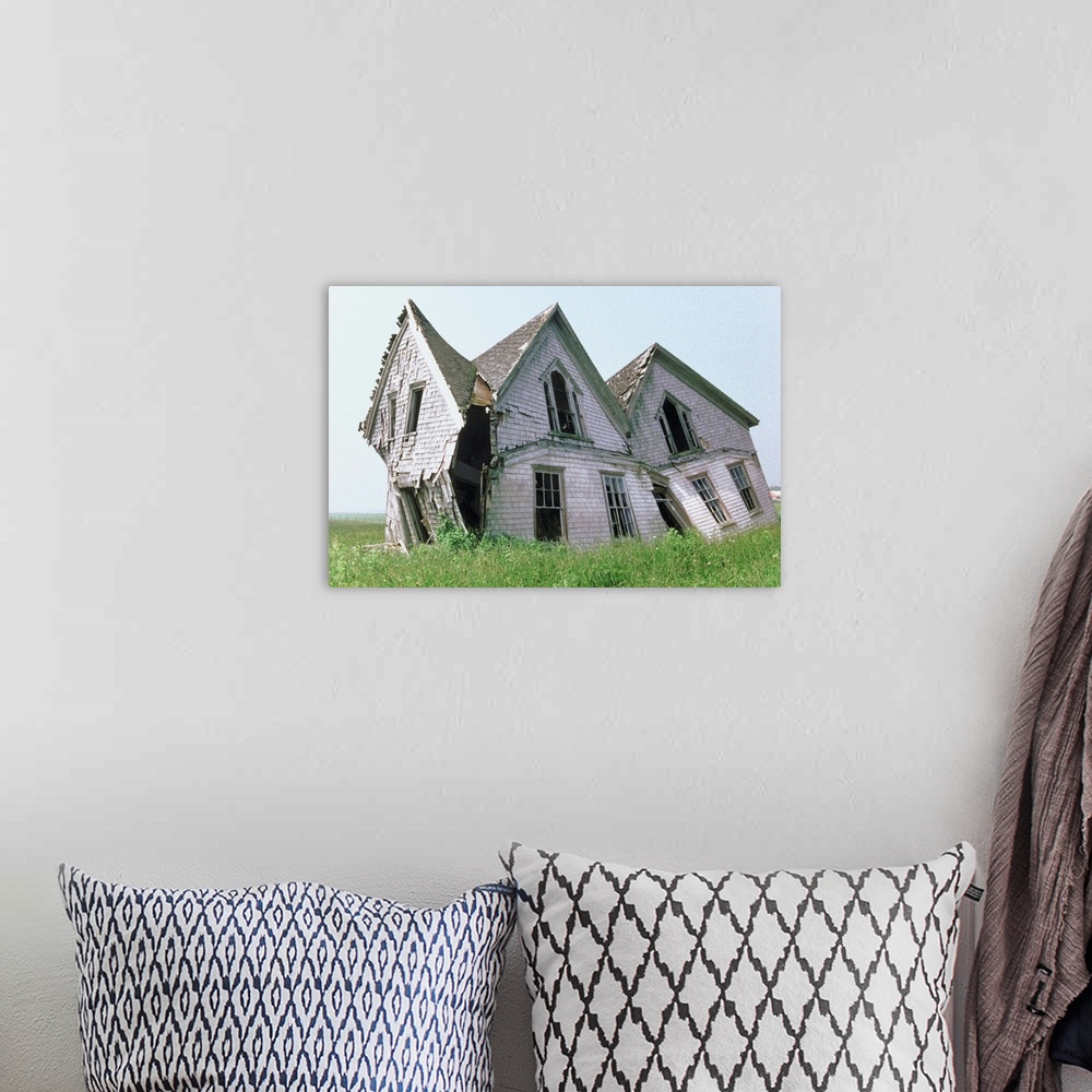 A bohemian room featuring Rundown house , Prince Edward Island , Canada