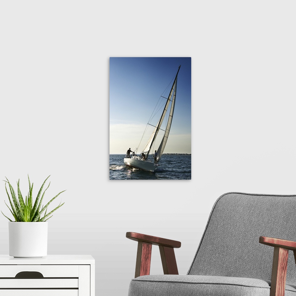 A modern room featuring Sailboat