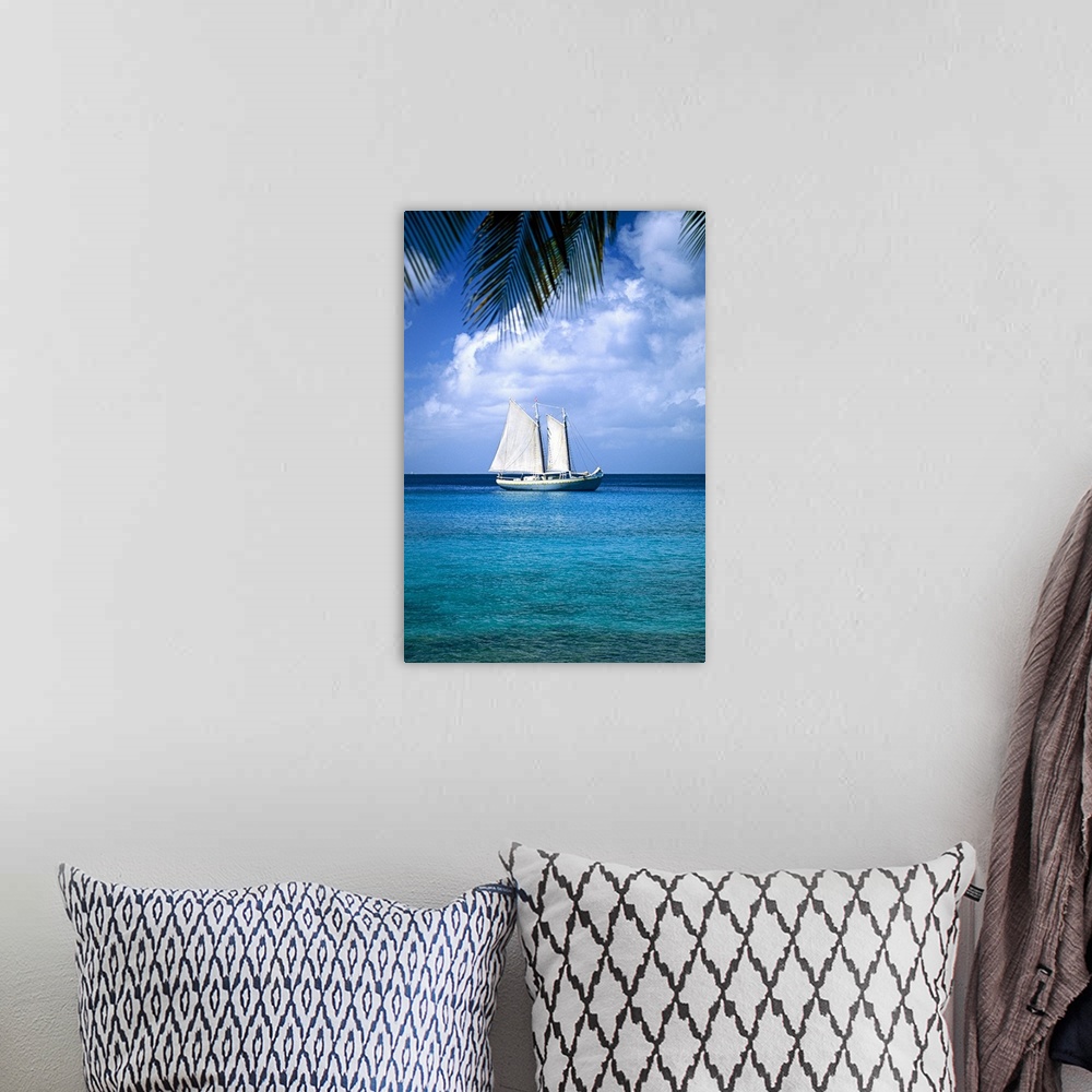 A bohemian room featuring Sailboat in Mustique, Grenadines