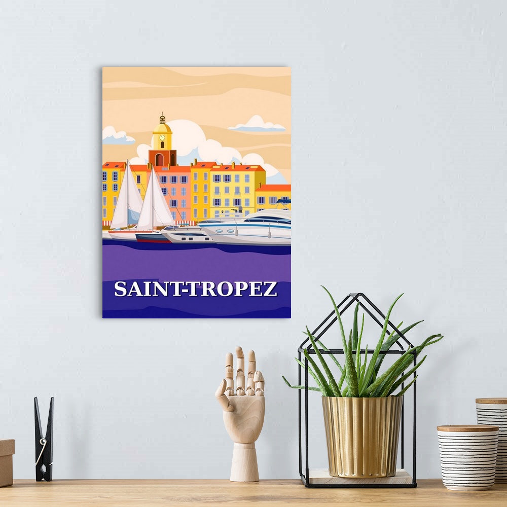 A bohemian room featuring Saint-Tropez
