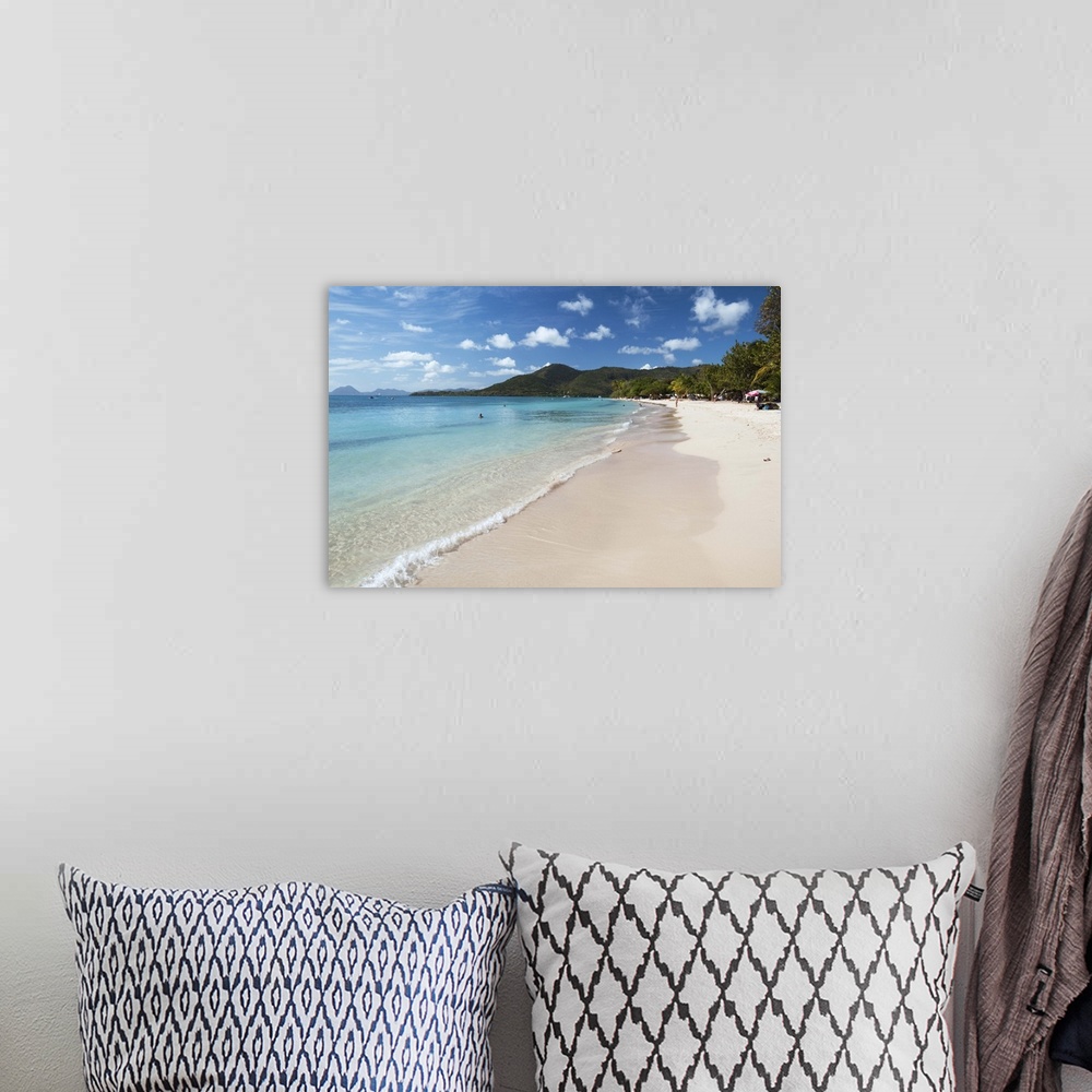 A bohemian room featuring Sainte Anne beach, Caribbean, France.
