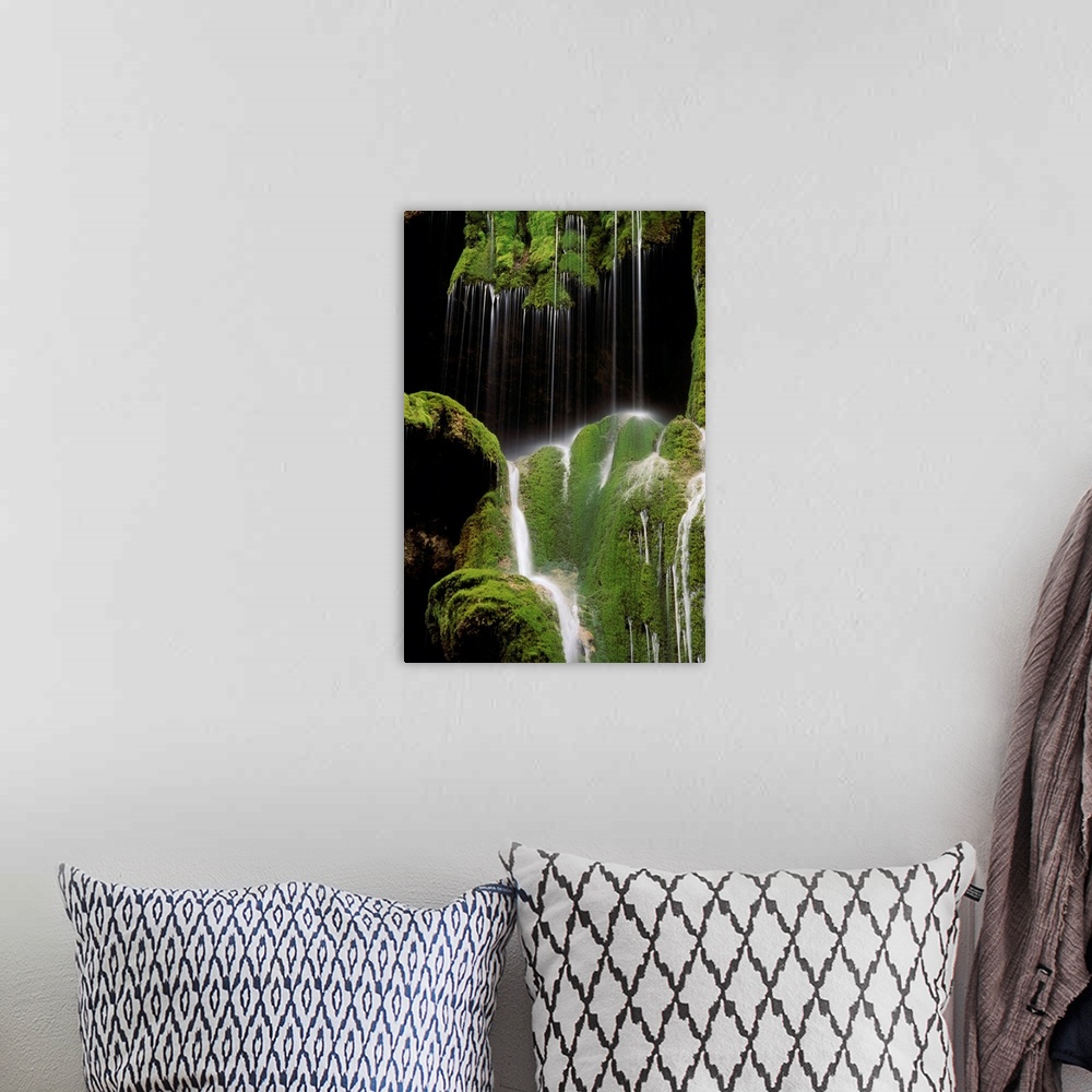 A bohemian room featuring Schleierfaelle Waterfall In Bavaria