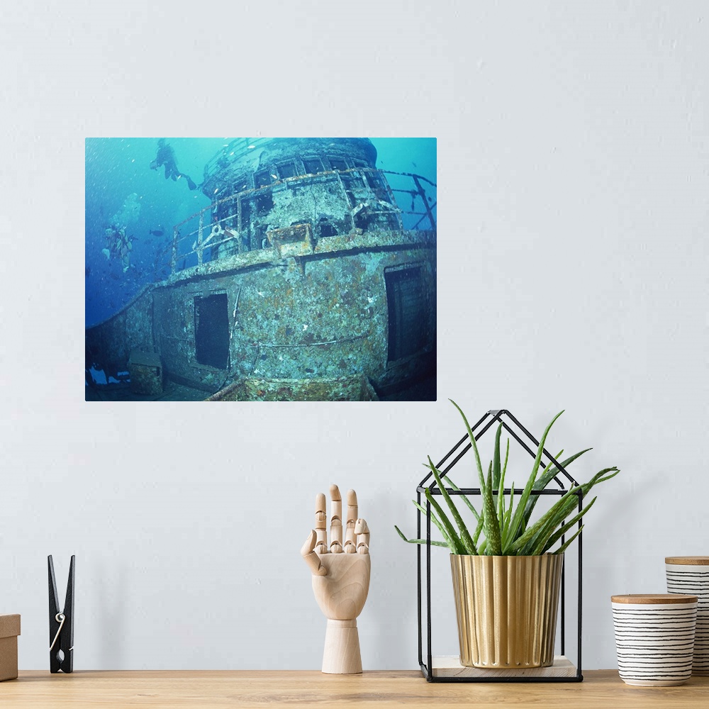 A bohemian room featuring Ship on the Bottom of the Sea