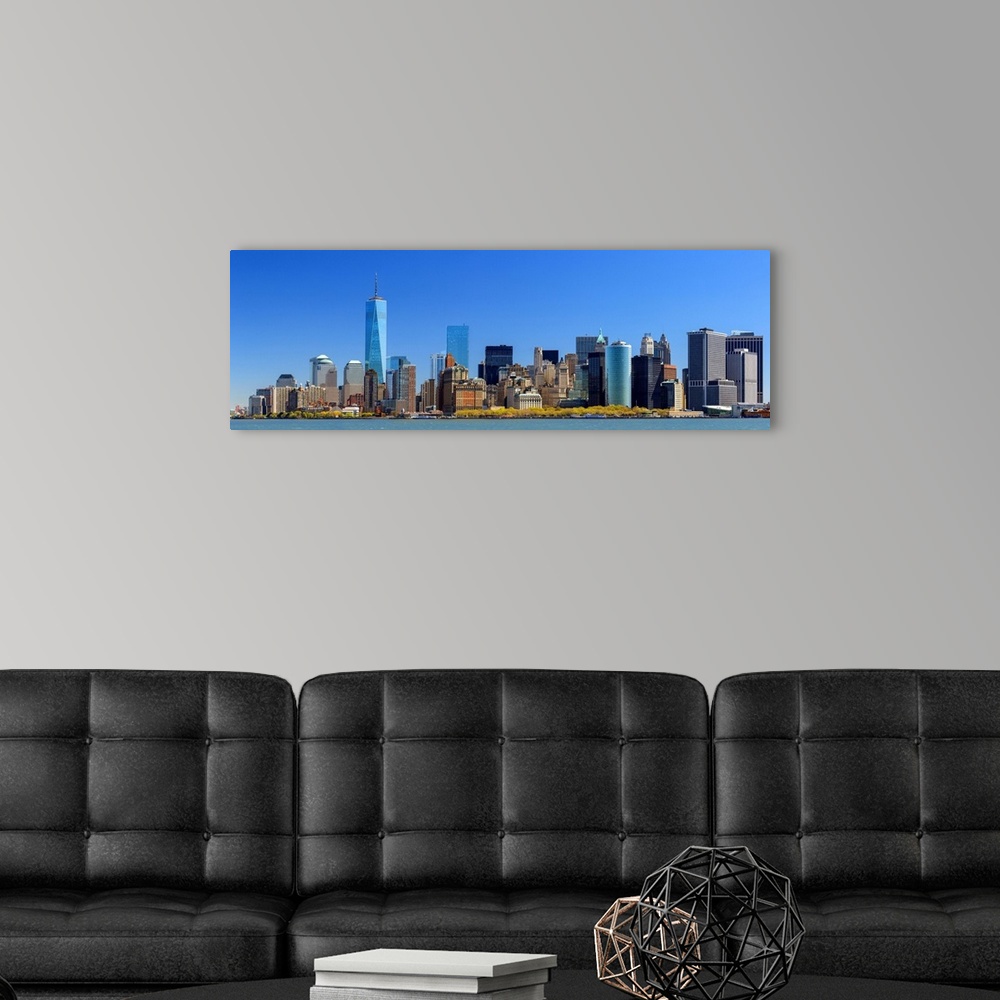 A modern room featuring New-York with the Freedom Tower, One World Trade Center
