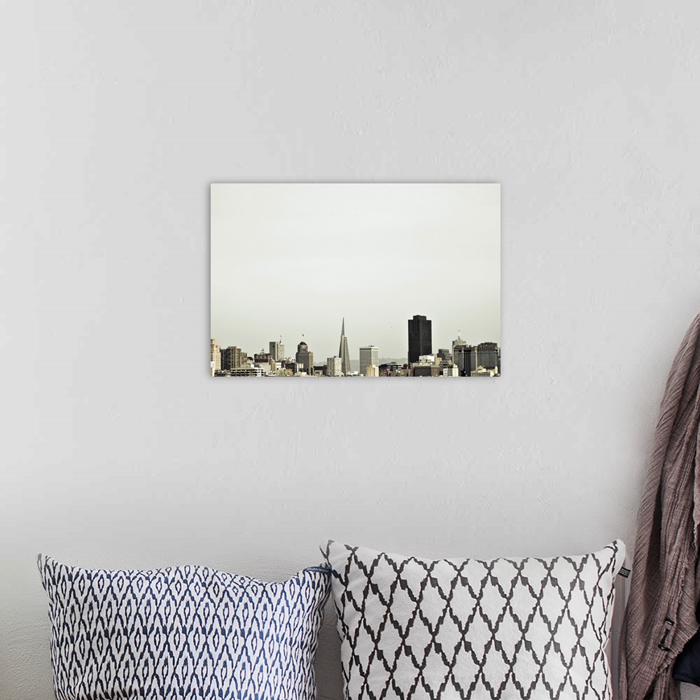A bohemian room featuring Skyline of San Francisco, California