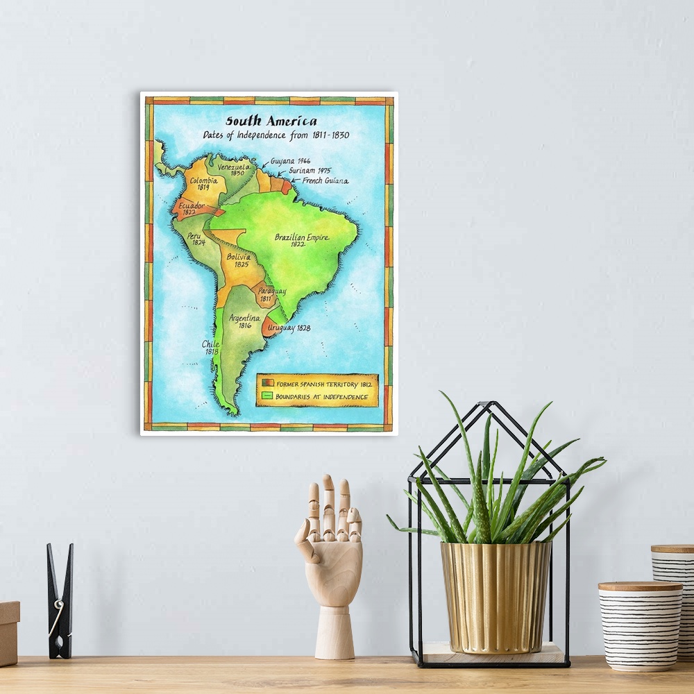 A bohemian room featuring South American Independence