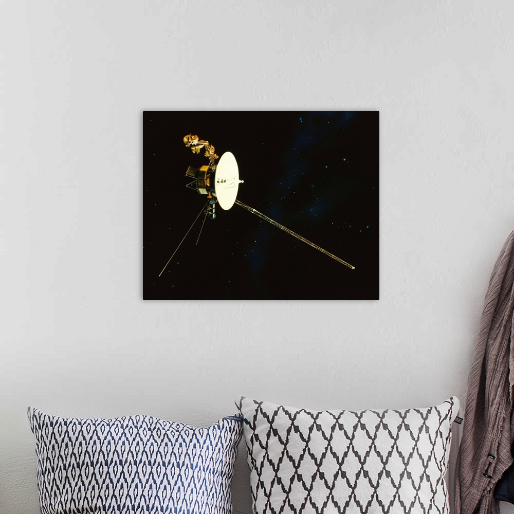 A bohemian room featuring Spacecraft in Space