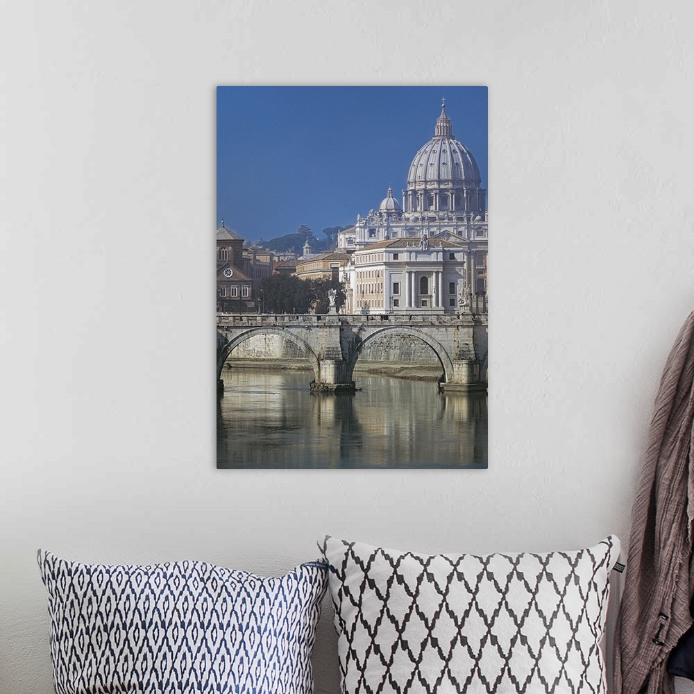 A bohemian room featuring St Peters Basilica, Rome, Italy