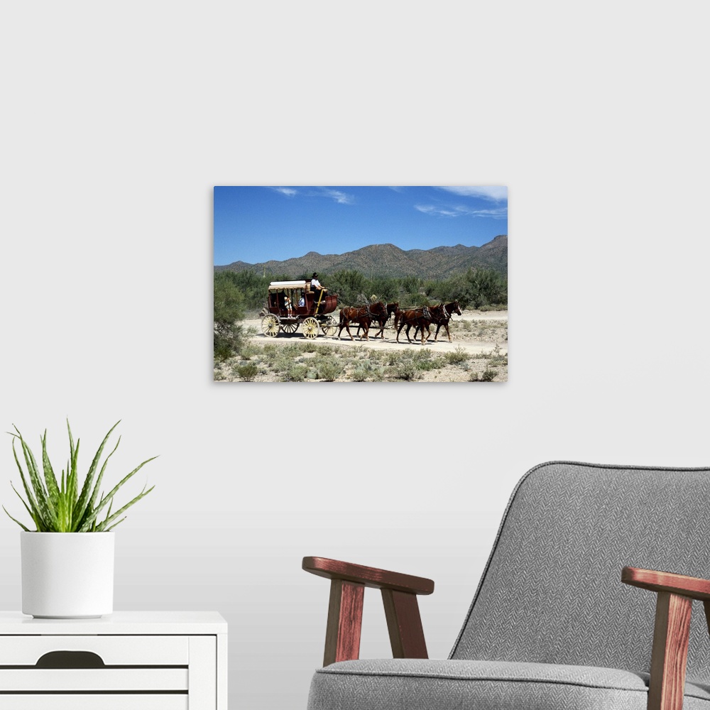 A modern room featuring Stagecoach, Tuscon, Arizona
