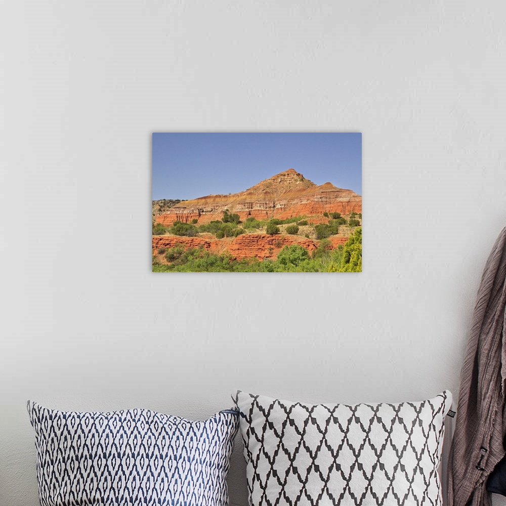 A bohemian room featuring Palo Duro Canyon, Texas.  Successive rock layers can be seen in the second largest canyon in the ...