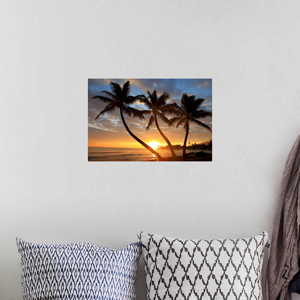 A bohemian room featuring Sunrise, Windward Oahu, Hawaii
