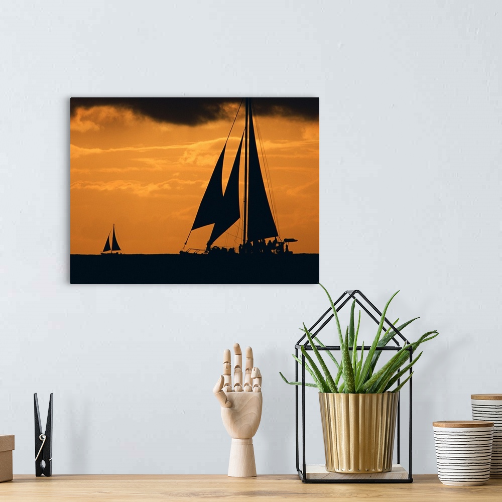 A bohemian room featuring Sunset and Yacht